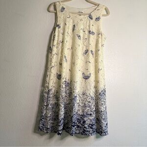 Bethany Cream Scoop Neck Midi Special Occasion Sundress. Sz M.